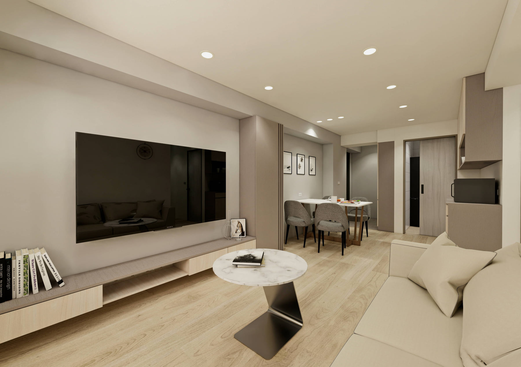 3D 模擬・客廳