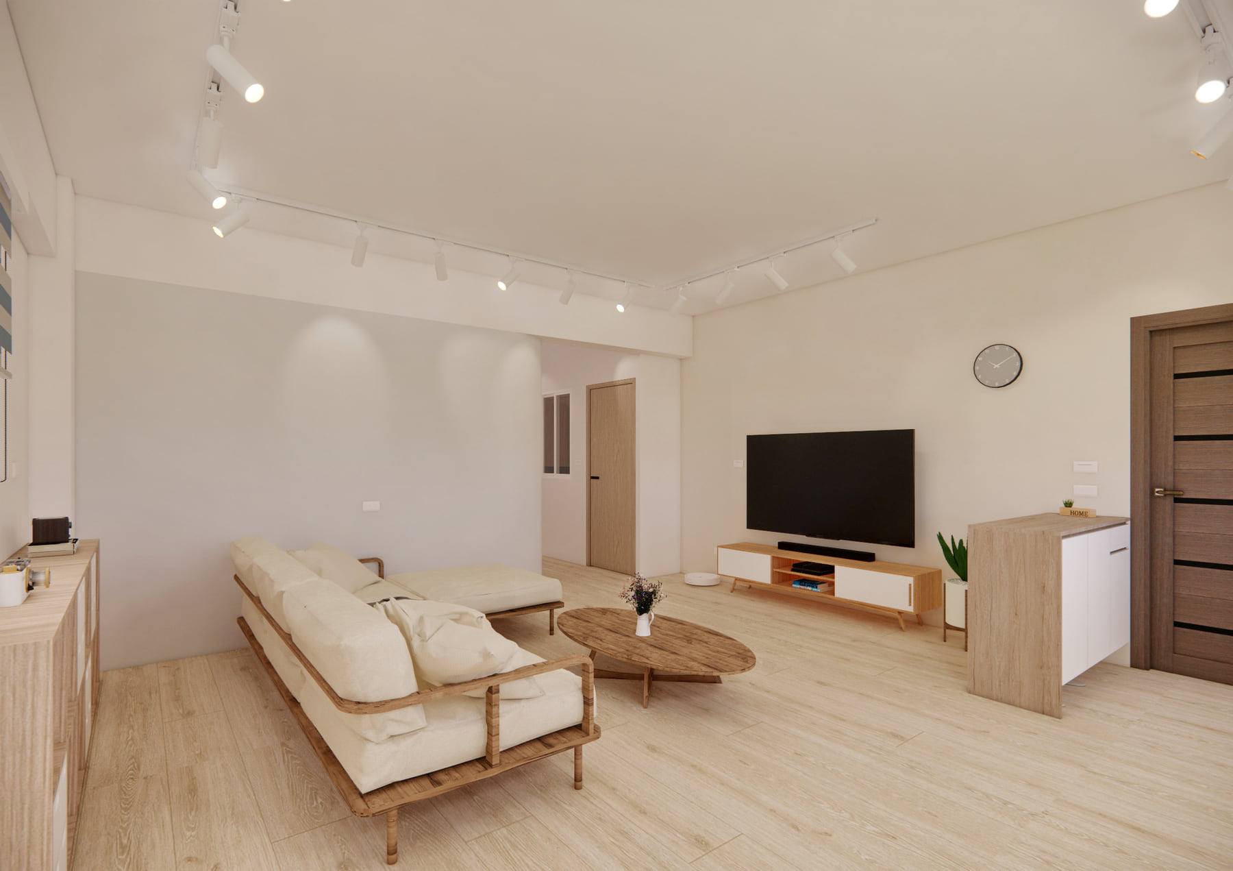 3D 模擬・客廳